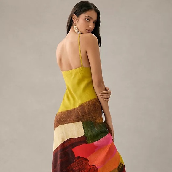 NWT Anthropologie Bl-nk Brushstroke Dress Size XXS - Picture 2 of 8